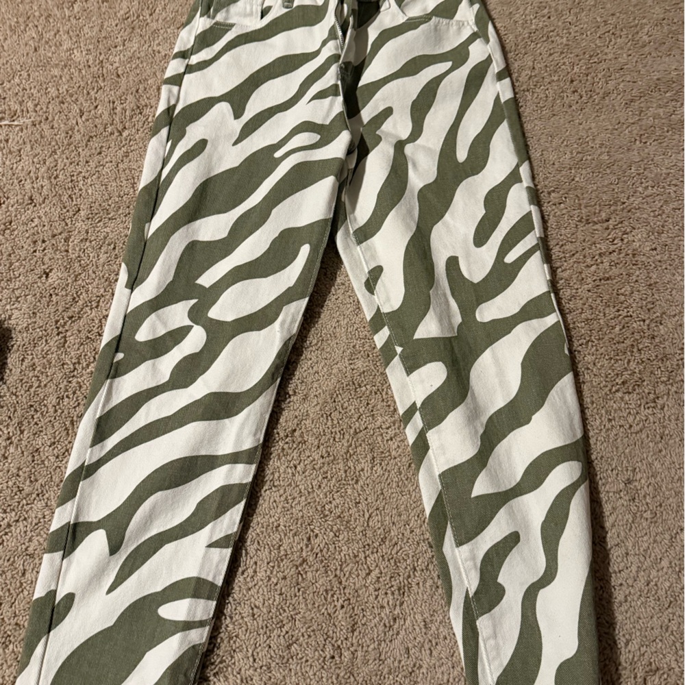 Fun zebra print jeans